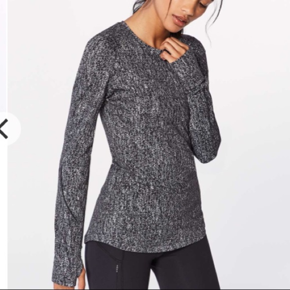 Lululemon Extra Mile Long sleeve top size 12
